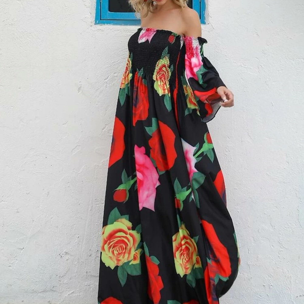 floral boho Maxi dress - Picture 6 of 6